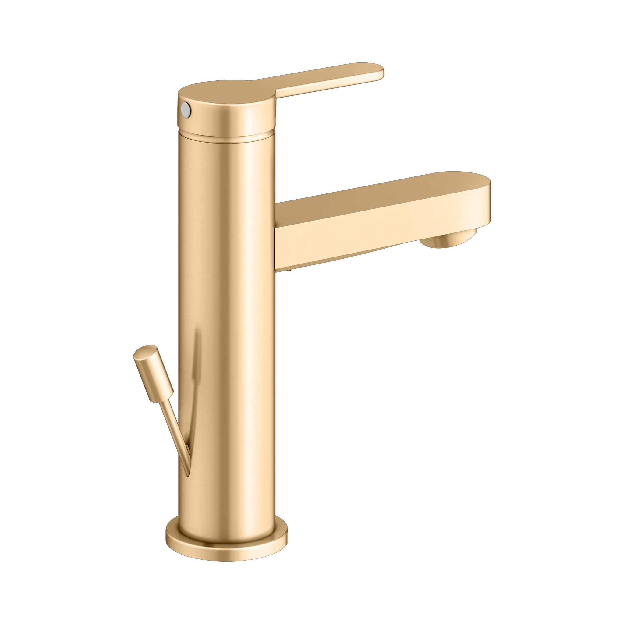 IXMO Einhebel-Waschtischmischer 100 IXMO Flat, Rosette rund Messing geb IXMO Einhebel-Waschtischmischer 100 IXMO Flat, Rosette rund Messing geb