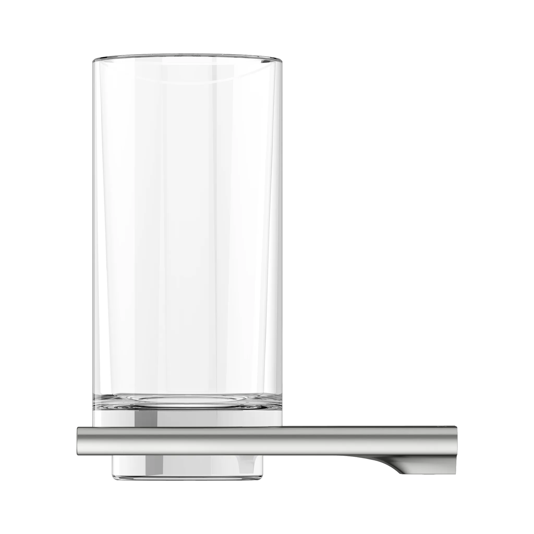 KEUCO EDITION 400 Glashalter mit Echtkristall-Glas Edelstahl-finish