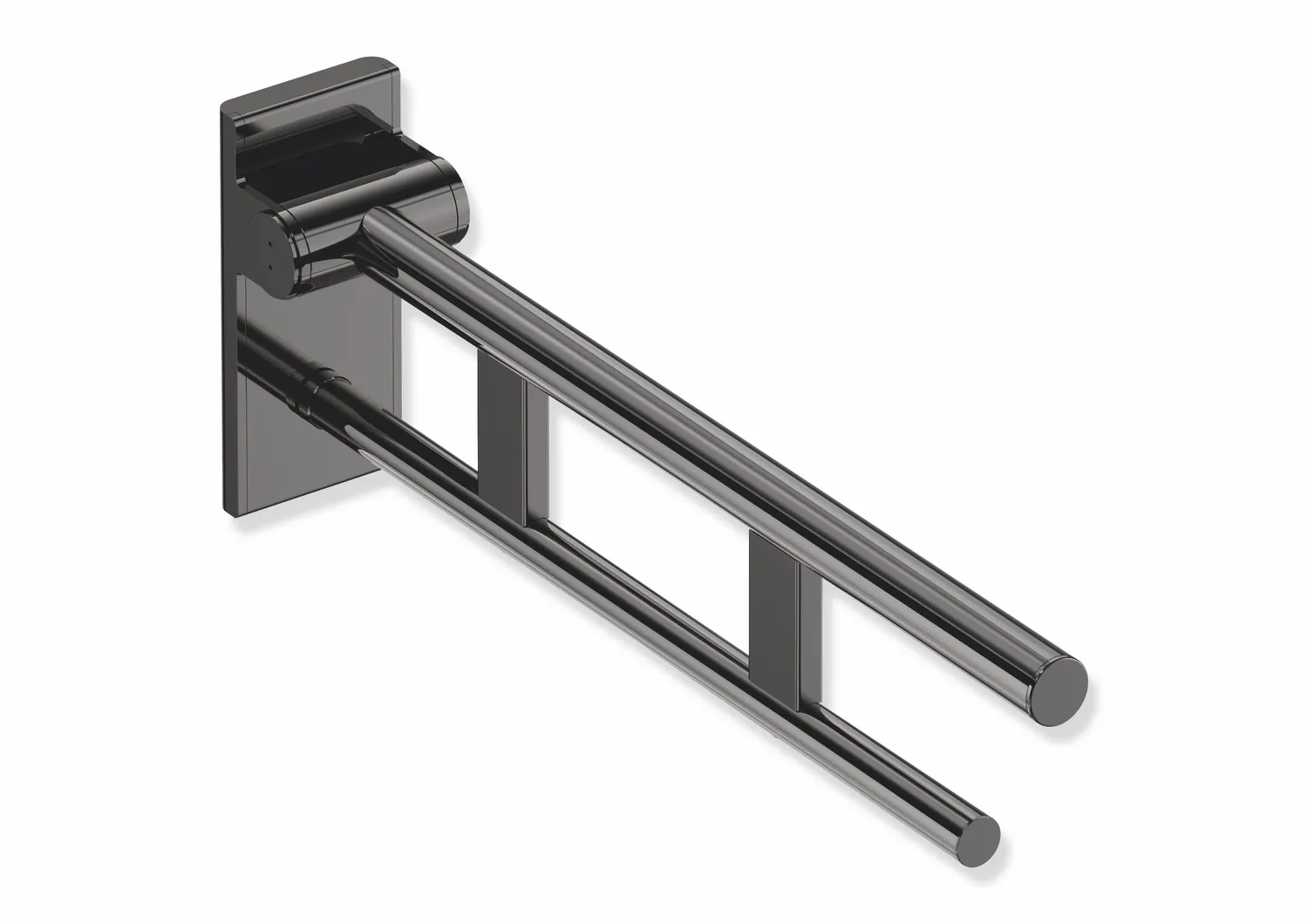 Mobiler Stützklappgriff Duo, Design A des Systems 900, Edelstahl, PVD, Ausladung 600 mm, in Farbe CK (messing glänzend) Mobiler Stützklappgriff Duo, Design A des Systems 900, Edelstahl, PVD, Ausladung 600 mm, in Farbe CK (messing glänzend)