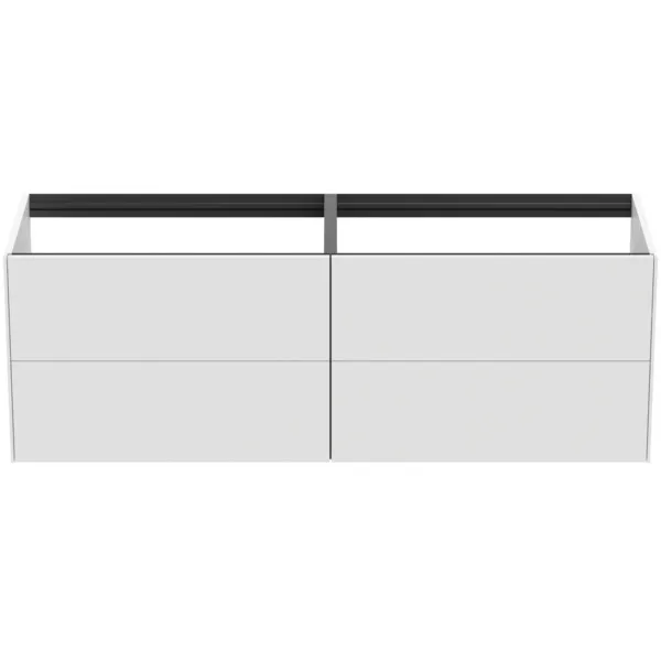 Ideal Standard Waschtischunterschrank „Conca“ 158,5 × 54 × 50,5 cm Weiß matt lackiert Ideal Standard Waschtischunterschrank „Conca“ 158,5 × 54 × 50,5 cm Weiß matt lackiert