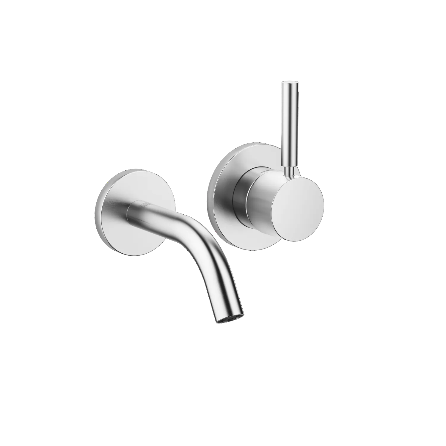 Dornbracht META Waschtisch-Wand-Einhandbatterie ohne Ablaufgarnitur - Chrom gebürstet 36867660