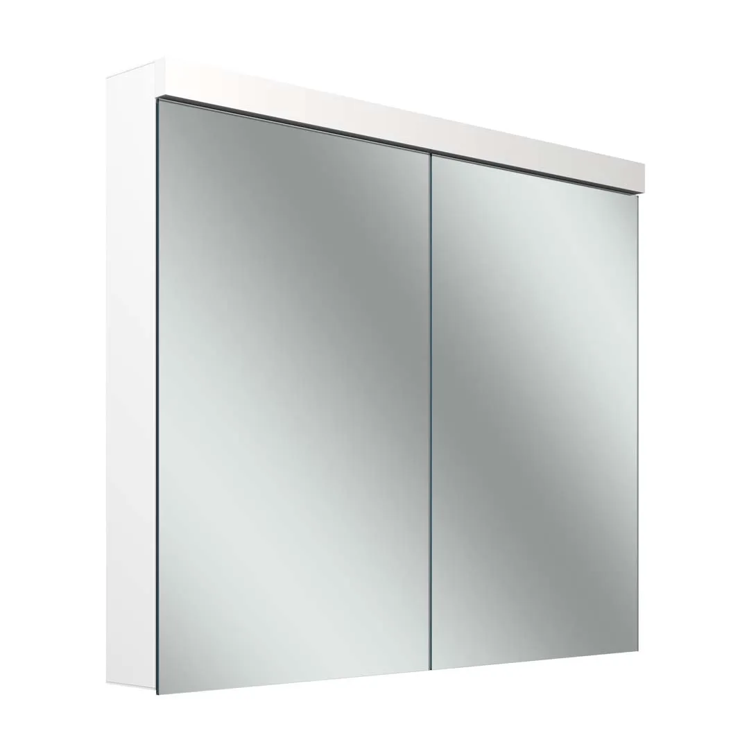 Schneider Spiegelschrank LOP 90/2/LED – LED-Beleuchtung, Aluminiumkorpus, Auf-/Unterputzmontage, 895 x 747 x 133 mm, weiss, Schweizer Ausführung Schneider Spiegelschrank LOP 90/2/LED – LED-Beleuchtung, Aluminiumkorpus, Auf-/Unterputzmontage, 895 x 747 x 133 mm, weiss, Schweizer Ausführung