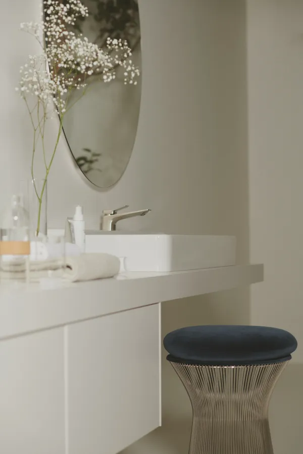 Waschbecken „Conca“ 120 × 45 × 14,5 cm, Hahnlochposition mittig in Weiß Waschbecken „Conca“ 120 × 45 × 14,5 cm, Hahnlochposition mittig in Weiß