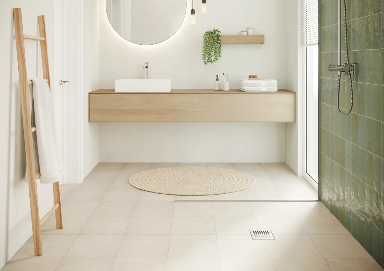 Hansgrohe RainDrain Point Komplettset Punktablauf 150x150 mm Edelstahl gebürstet