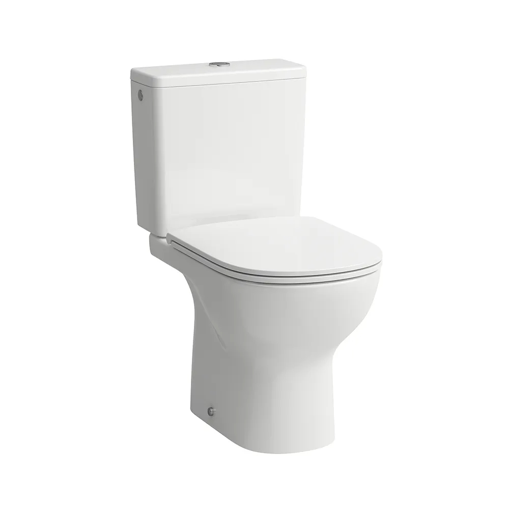 Tiefspül-WCKombi LUA 670x360x400, spülrandlos Abg. senkrecht Weiß Tiefspül-WCKombi LUA 670x360x400, spülrandlos Abg. senkrecht Weiß