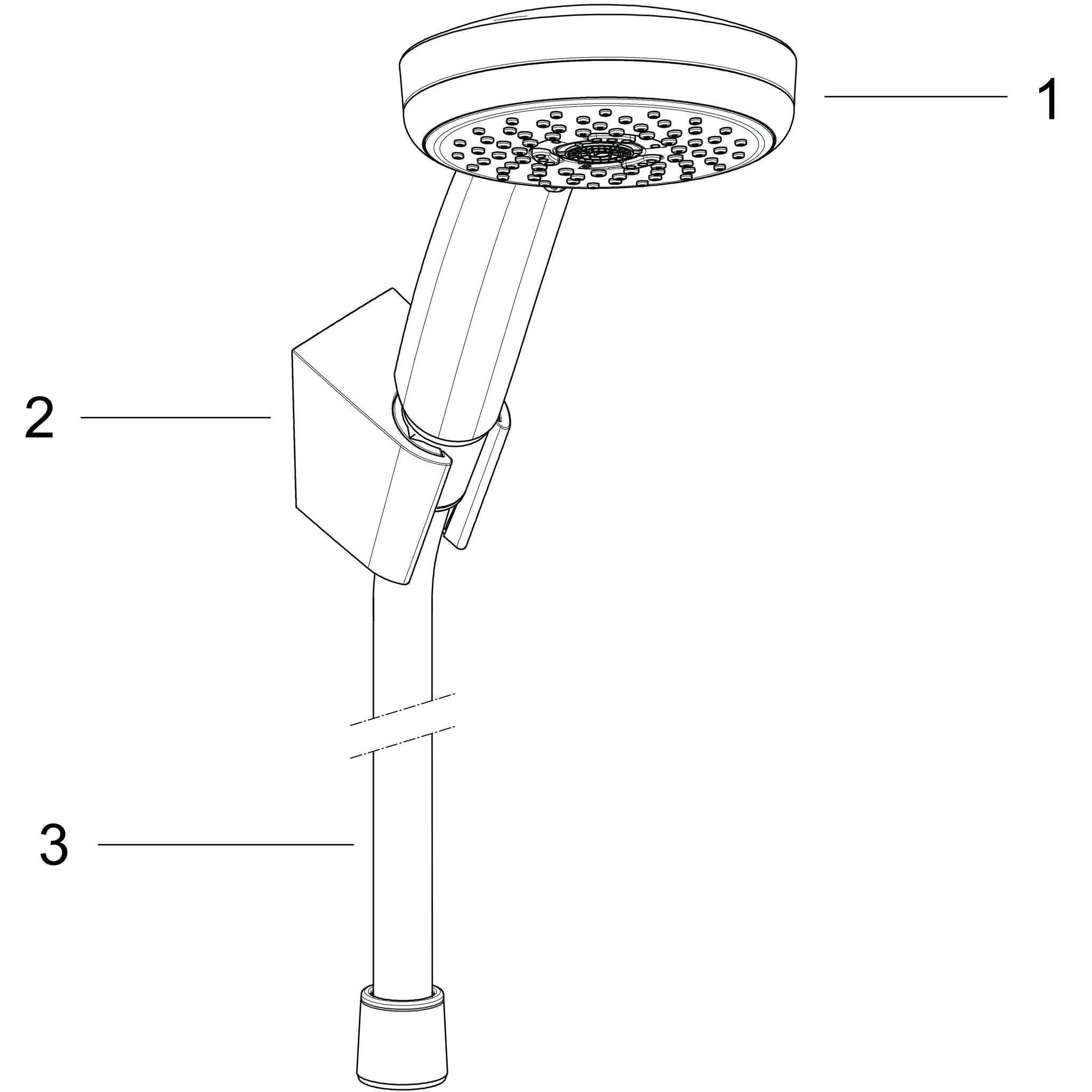 Hansgrohe Croma 100 Brausehalterset Vario, chrom Hansgrohe Croma 100 Brausehalterset Vario, chrom