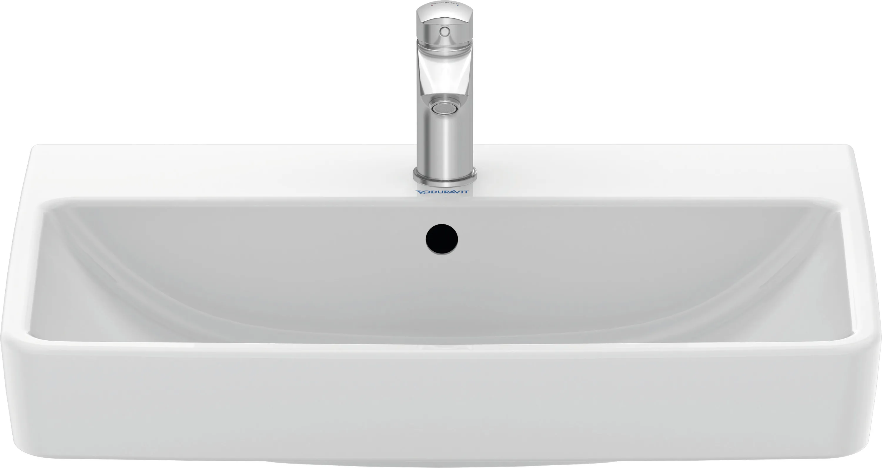 Wandwaschtisch „No.1“ 65 × 46 × 17,3 cm, Hahnlochposition mittig Wandwaschtisch „No.1“ 65 × 46 × 17,3 cm, Hahnlochposition mittig