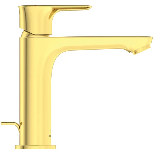 Waschtischarmatur Connect Air, Grande Slim, mit Ablaufgarnitur, BlueStart, Brushed Gold Waschtischarmatur Connect Air, Grande Slim, mit Ablaufgarnitur, BlueStart, Brushed Gold