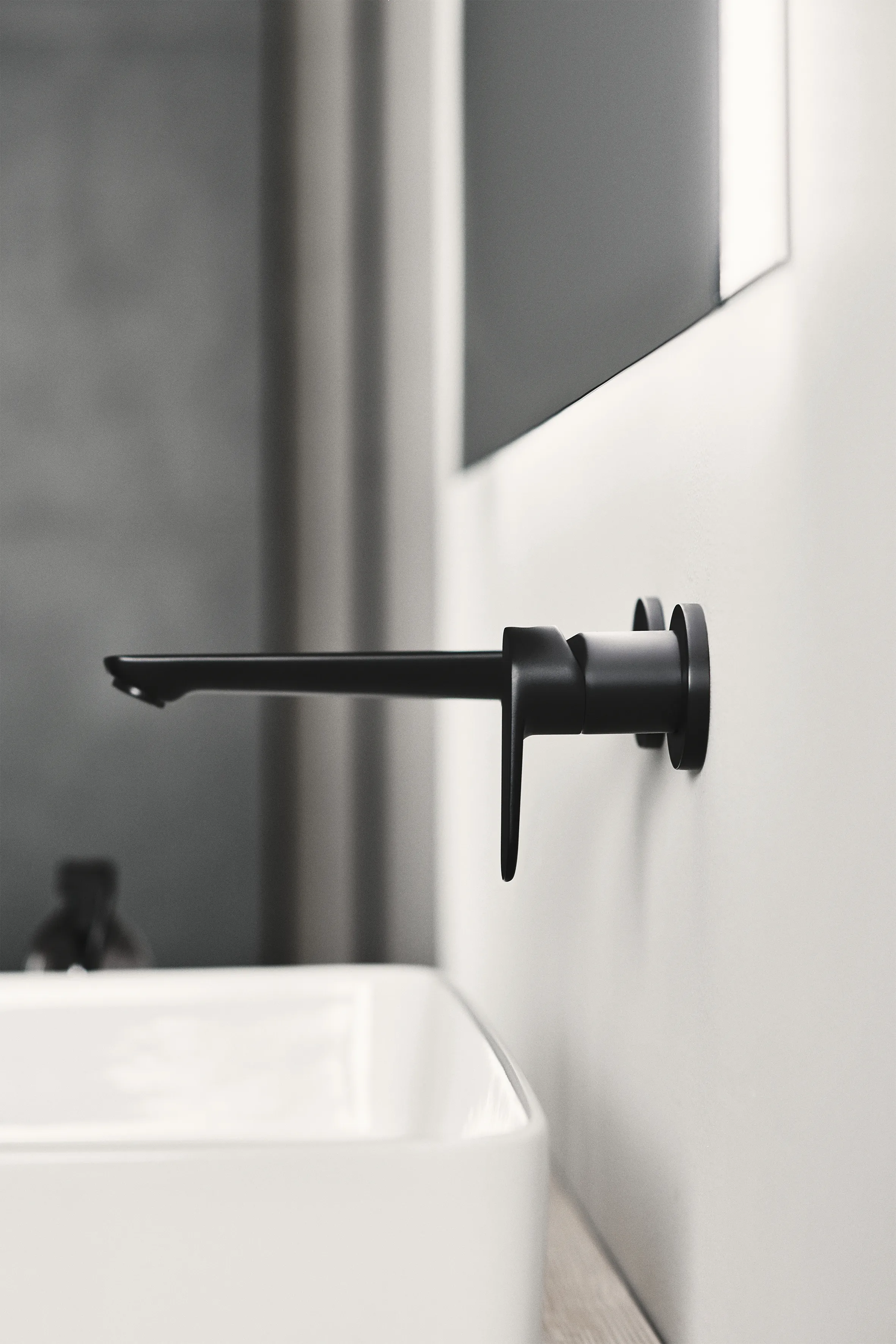 Wand-Waschtischarmatur Cerafine O Ausladung 224mm Chrom Wand-Waschtischarmatur Cerafine O Ausladung 224mm Chrom