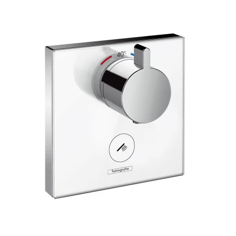 Thermostat UP ShowerSelect Glas FS Highflow 1 Verbr./1 Ausg.weiss/chrom