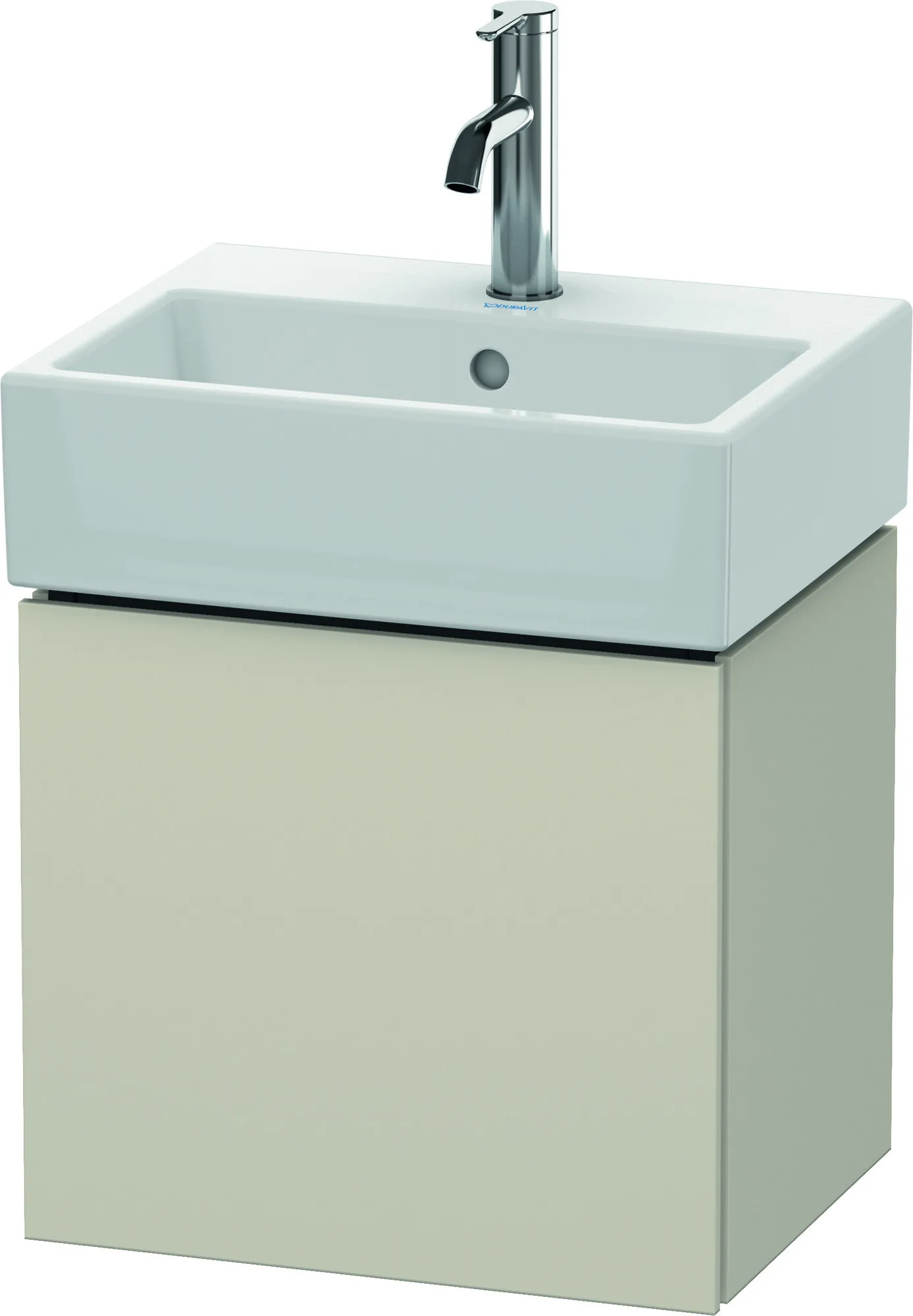 Duravit Waschtischunterschrank wandhängend „L-Cube“ 43,4 × 40 × 34,1 cm Taupe Matt