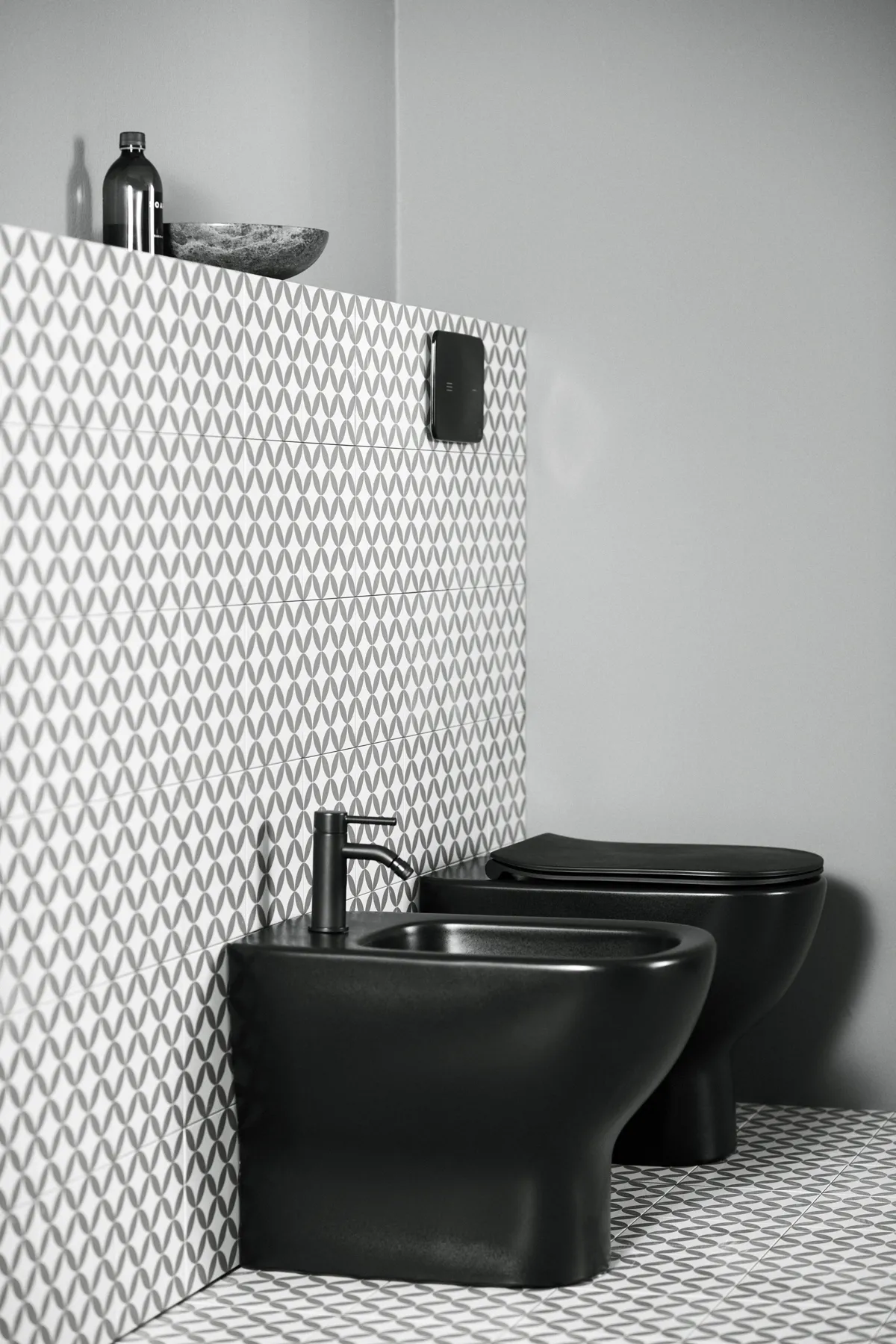 Bidetarmatur Ceraline, mit Ablaufgarnitur, Ausladung 106mm, Chrom Bidetarmatur Ceraline, mit Ablaufgarnitur, Ausladung 106mm, Chrom