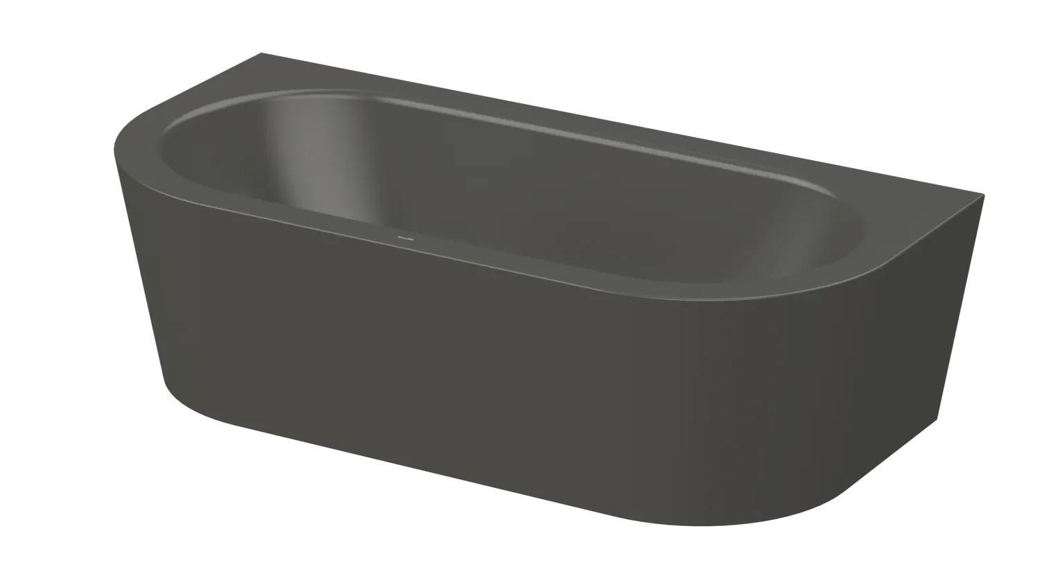 Bette BetteSilhouette Badewanne Starlet I 1950x950x420 mm Anthracite glasierter Titan-Stahl 2-Sitzer Schürzenwanne