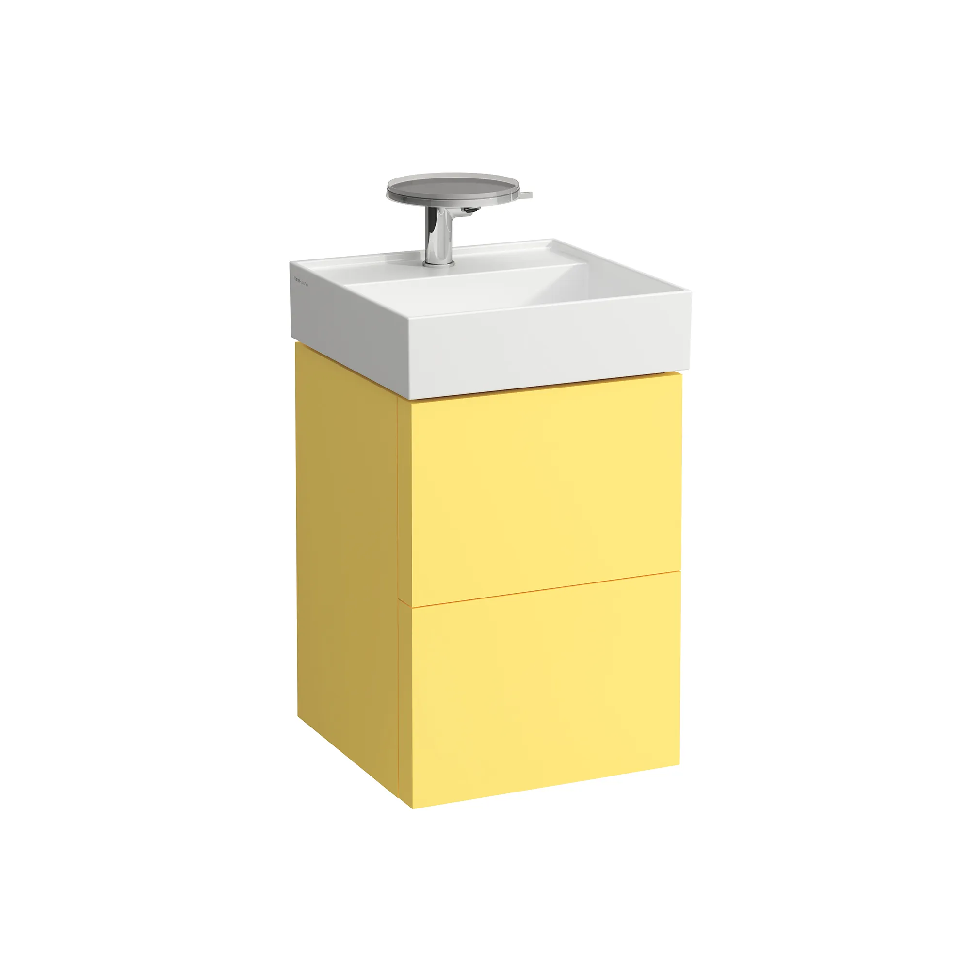 Laufen Waschtischunterbau „Kartell“ 450 × 600 × 440 mm Senfgelb Laufen Waschtischunterbau „Kartell“ 450 × 600 × 440 mm Senfgelb