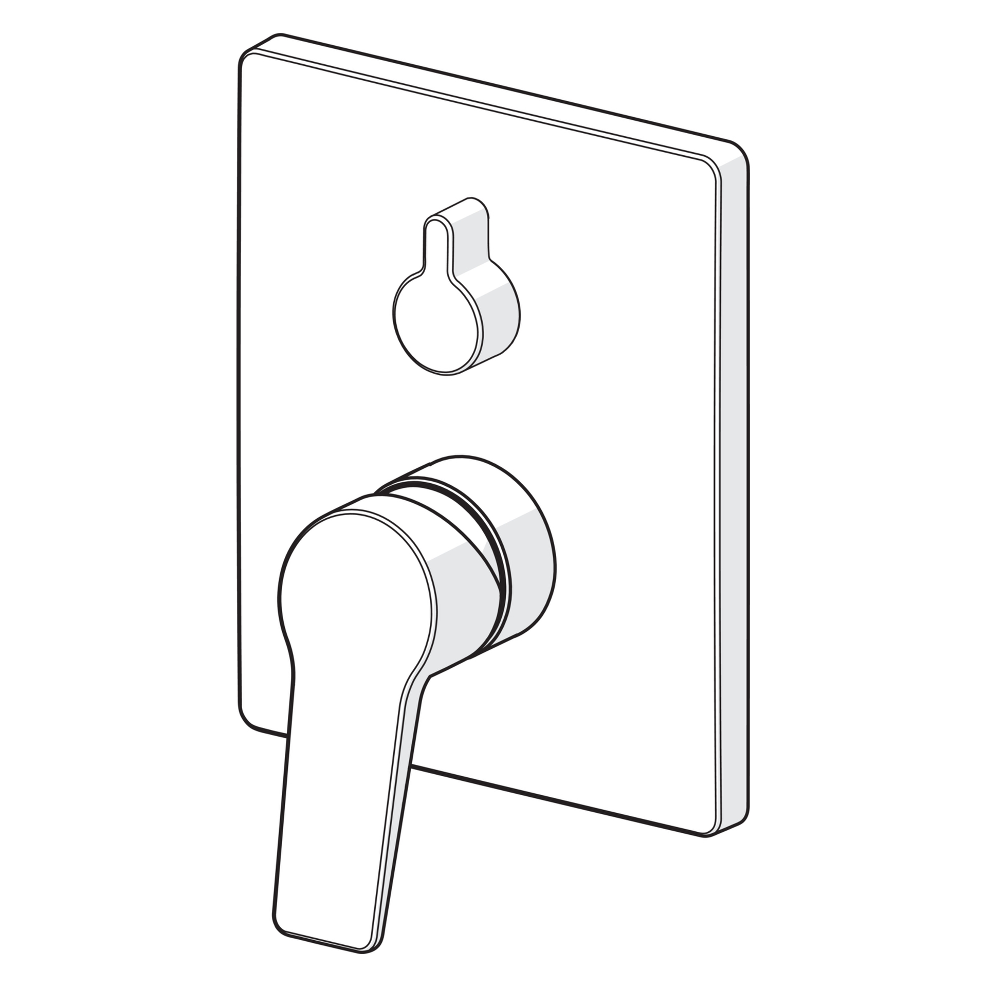 HansaTWIST Wannen- und Brausearmatur Einhebelmischer Fertigmontageset für Wanne/Brause HansaTWIST 8984 Rosette eckig Chrom HansaTWIST Wannen- und Brausearmatur Einhebelmischer Fertigmontageset für Wanne/Brause HansaTWIST 8984 Rosette eckig Chrom