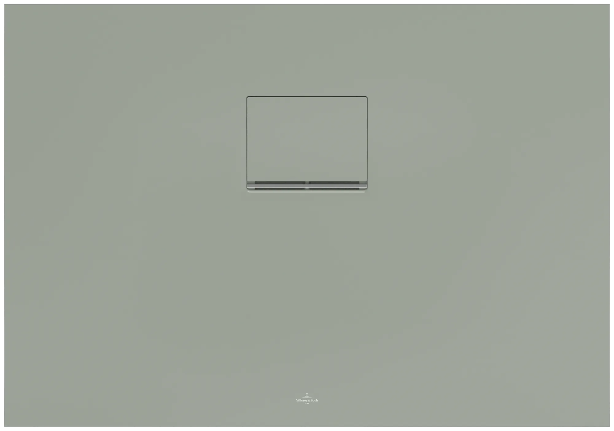 Villeroy & Boch Duschwanne Squaro Infinity, rechteckig, Morning Green, 1000x700x40 mm, Quaryl, matt, Antirutschklasse C