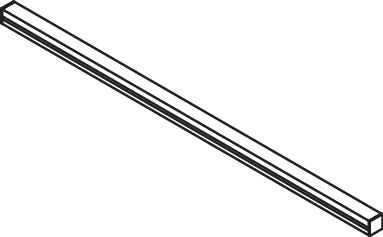 HEWI Wandprofil mit Kappe/n in Signalweiß matt HEWI Wandprofil mit Kappe/n in Signalweiß matt