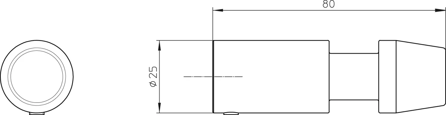 emco system 2 Hakenmit Türpuffer chrom/schwarz emco system 2 Hakenmit Türpuffer chrom/schwarz