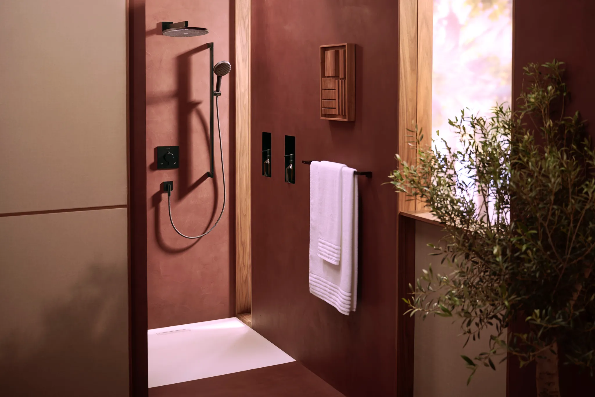 Hansgrohe XtraStoris Minimalistic Wandnische rahmenlos 300⁄150⁄100, Mattschwarz Hansgrohe XtraStoris Minimalistic Wandnische rahmenlos 300⁄150⁄100, Mattschwarz