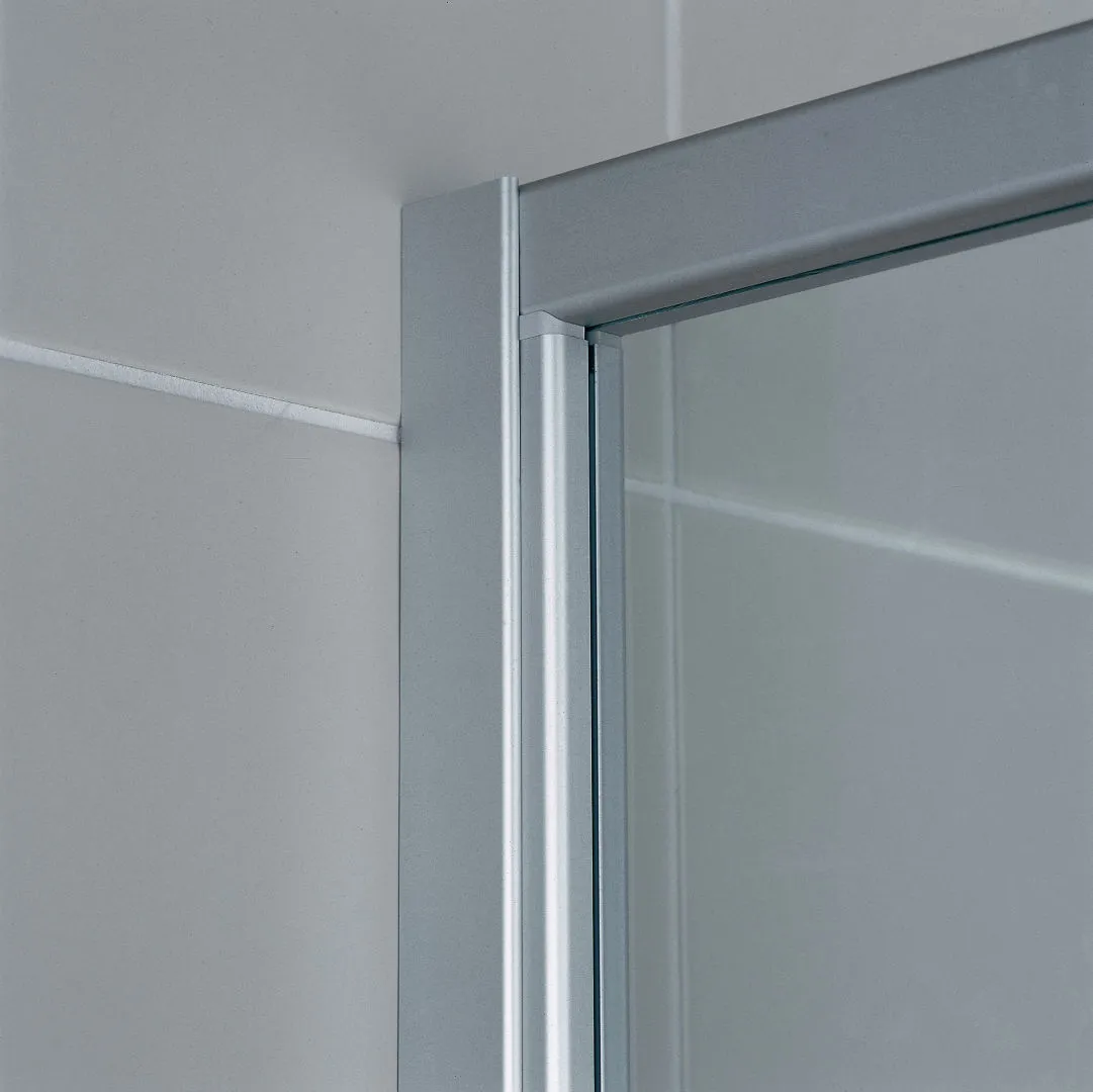 Kermi Duschtür mit Schiebetüren Eckeinstieg 2-teilig (Gleittüren)-Halbteil für Nische und Ecke „IBIZA 2000“ 185 cm Glas Klar, Profile Weiß (RAL 9016), Anschlag links und rechts, Schiebetür zweiteilig Kermi Duschtür mit Schiebetüren Eckeinstieg 2-teilig (Gleittüren)-Halbteil für Nische und Ecke „IBIZA 2000“ 185 cm Glas Klar, Profile Weiß (RAL 9016), Anschlag links und rechts, Schiebetür zweiteilig