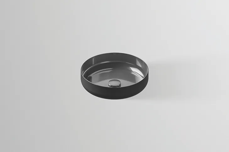 Waschbecken „SO-Serie“ 400 × 400 × 102 mm in Dark Iron Waschbecken „SO-Serie“ 400 × 400 × 102 mm in Dark Iron