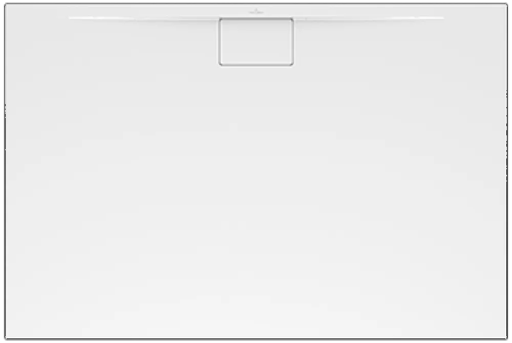 Villeroy & Boch rechteck Duschwanne „Architectura MetalRim“ 140 × 90 cm ohne Oberflächenbeschichtung, in Almond