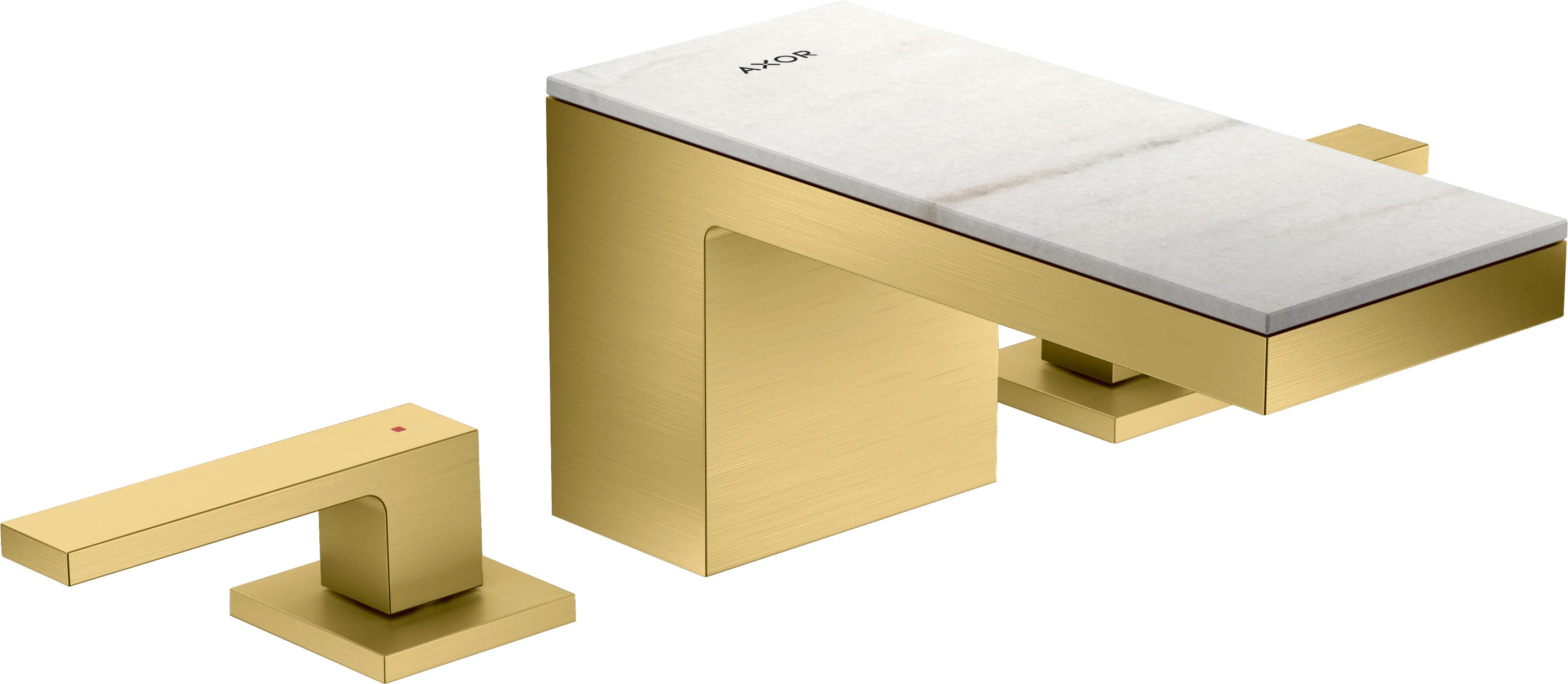 Hansgrohe AXOR MyEdition Platte 200 mm Marmor Lasa Covelano Vena Oro abnehmbar Hansgrohe AXOR MyEdition Platte 200 mm Marmor Lasa Covelano Vena Oro abnehmbar