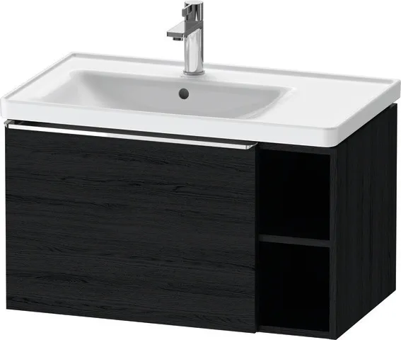 Duravit Waschtischunterschrank wandhängend „D-Neo“ 78,4 × 44 × 45,2 cm in Eiche Schwarz Duravit Waschtischunterschrank wandhängend „D-Neo“ 78,4 × 44 × 45,2 cm in Eiche Schwarz