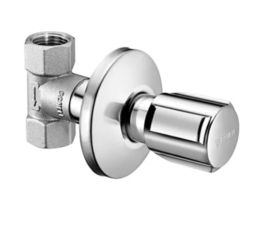 Unterputzventil DN 15, Max. Betriebsdruck: 10 bar, DN 15 G 1/2 IG, DN 15 G 1/2 IG, chrom