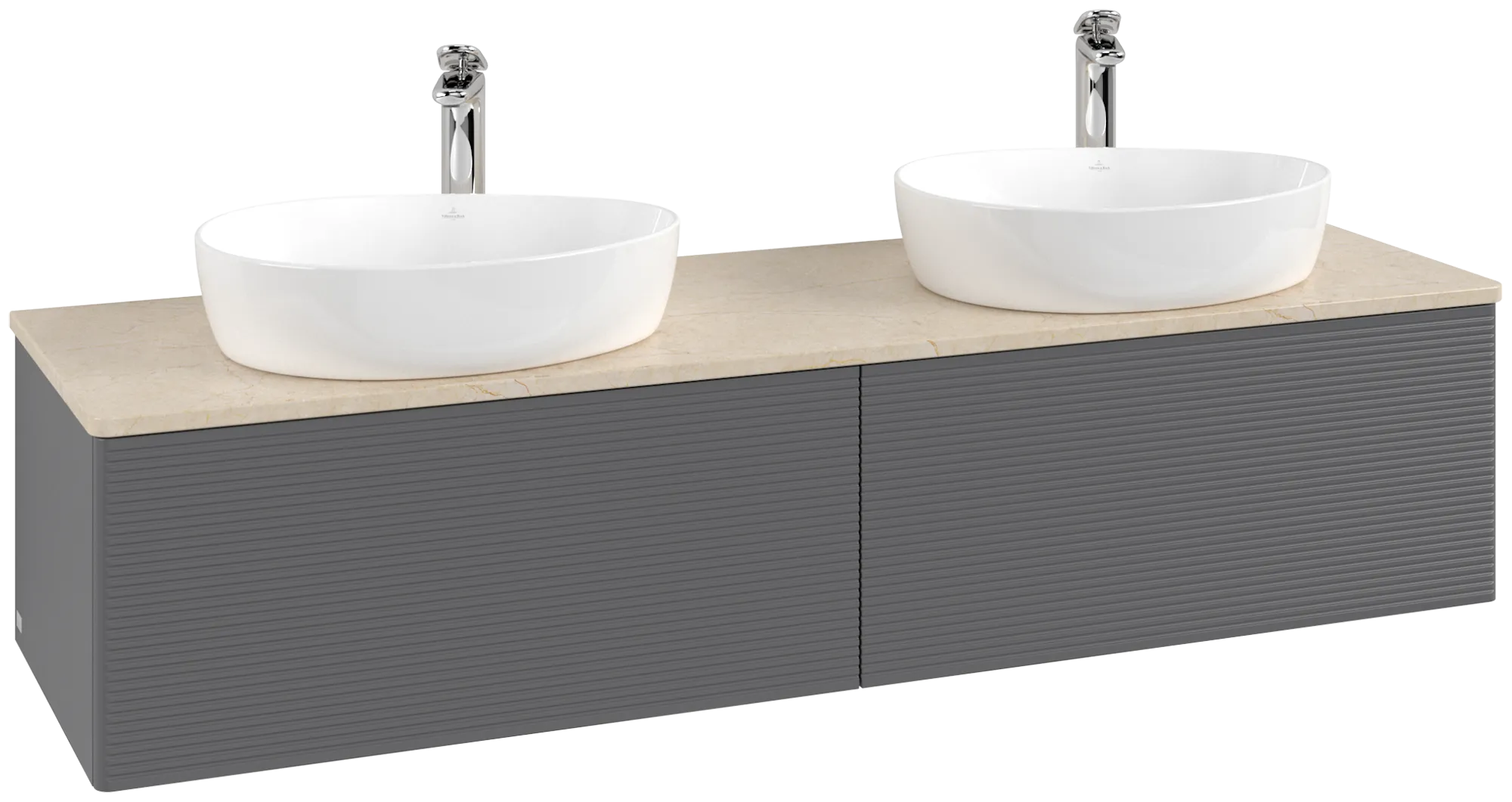 Villeroy & Boch Antao Waschbeckenunterschrank K39_5, anthrazit matt