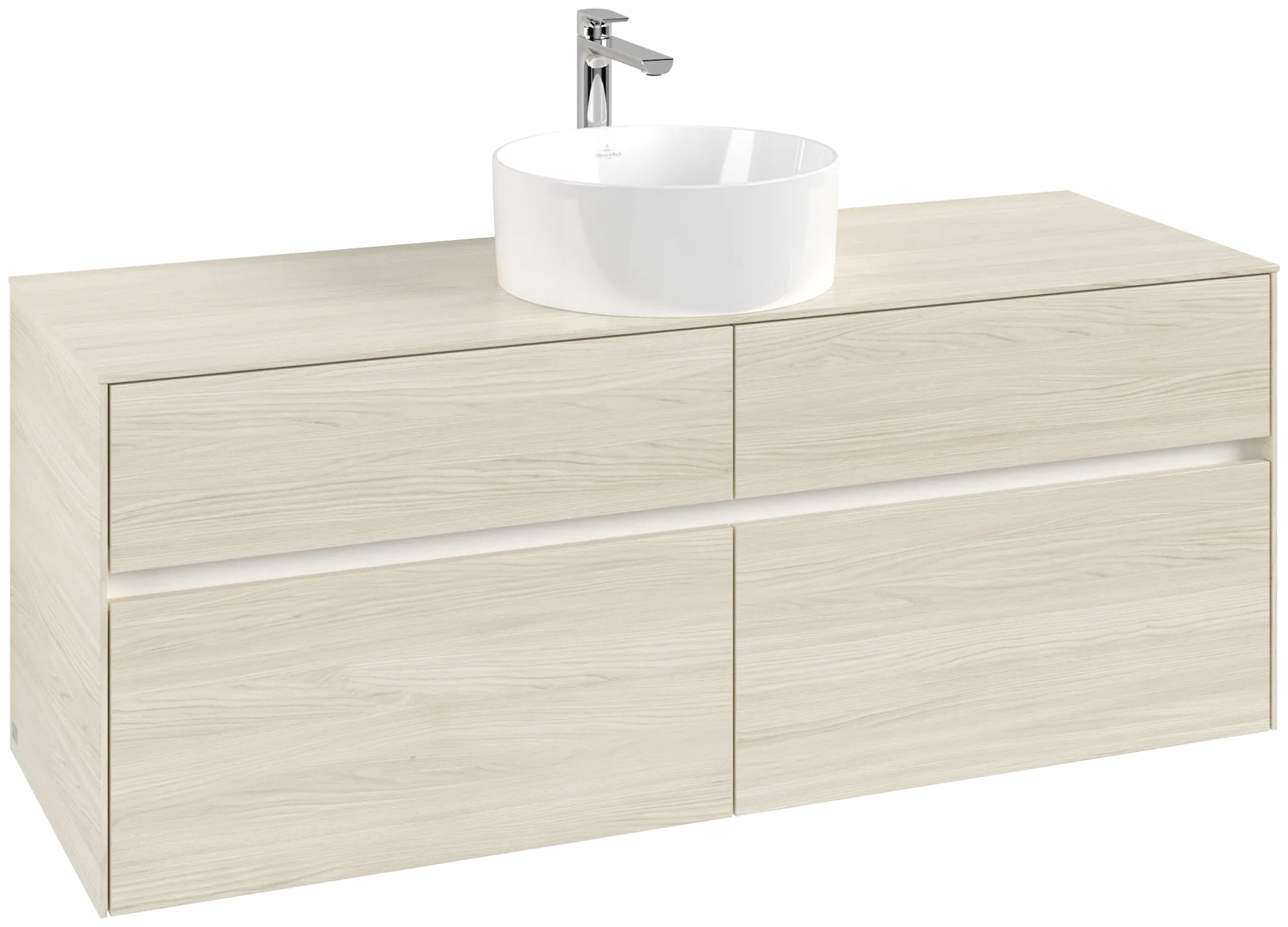 Villeroy & Boch Collaro Waschbeckenunterschrank C045B0, 1400x548x500mm, White Oak