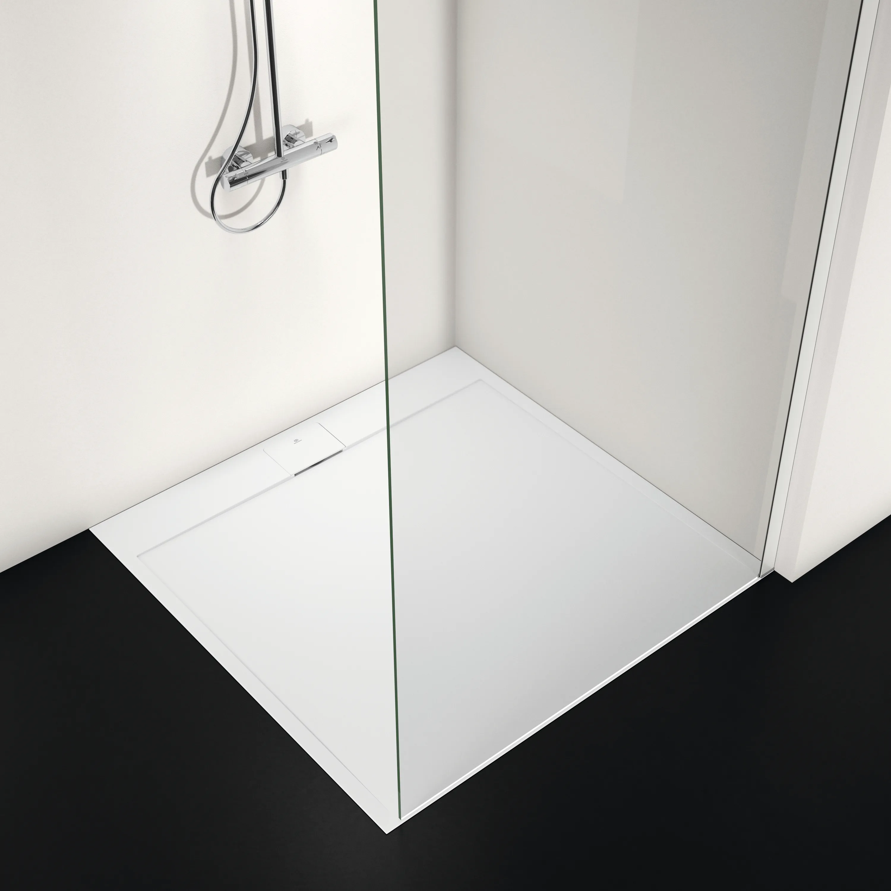 Ideal Standard Duschwanne „UltraFlatSi.life“ 120 × 120 cm in Carraraweiß Ideal Standard Duschwanne „UltraFlatSi.life“ 120 × 120 cm in Carraraweiß