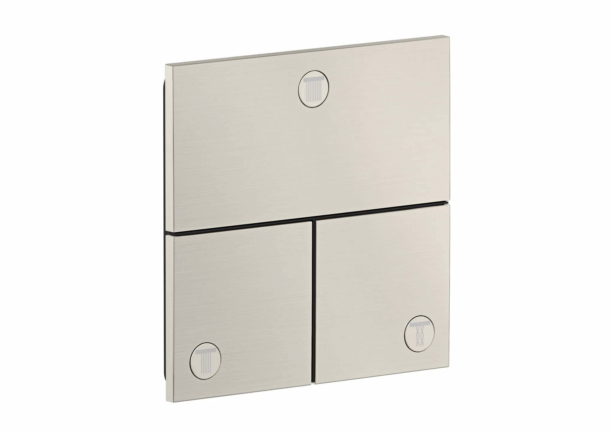 Hansgrohe AXOR ShowerSelect ID Ventil Unterputz eckig für 3 Verbraucher Edelstahl Optic Hansgrohe AXOR ShowerSelect ID Ventil Unterputz eckig für 3 Verbraucher Edelstahl Optic