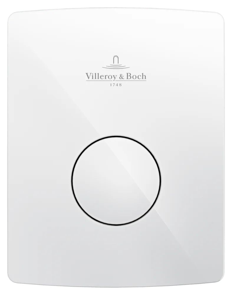 Villeroy & Boch Urinal-Betätigungsplatte ViConnect Installationssysteme, weiß, 126 x 162 x 17 mm, pneumatische Betätigung, 1-Mengen-Spülung Villeroy & Boch Urinal-Betätigungsplatte ViConnect Installationssysteme, weiß, 126 x 162 x 17 mm, pneumatische Betätigung, 1-Mengen-Spülung