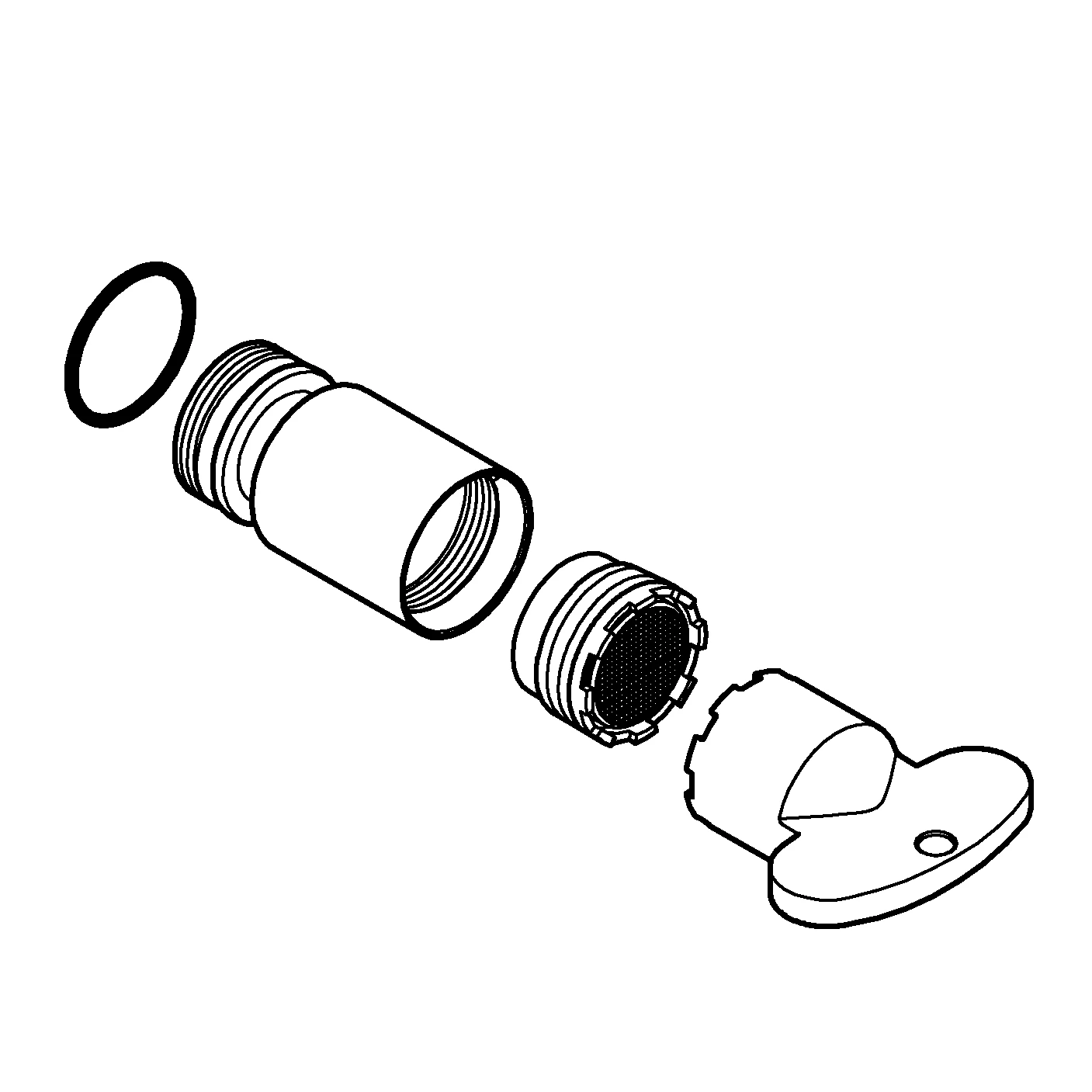 Kugelgelenk-Mousseur 48552, chrom