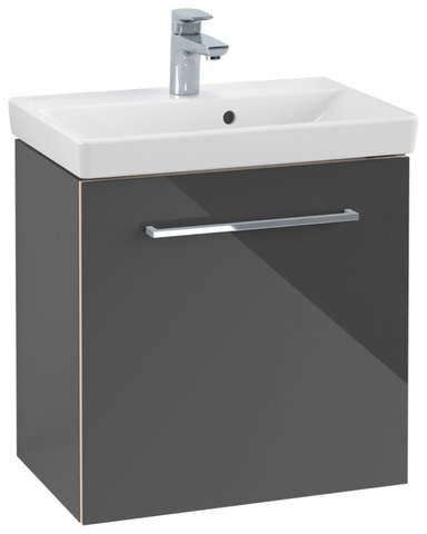 Villeroy & Boch Waschtischunterschrank mit Tür „Avento“ für Schrankwaschtisch 53 × 51,4 × 35,2 cm, Soft Closing