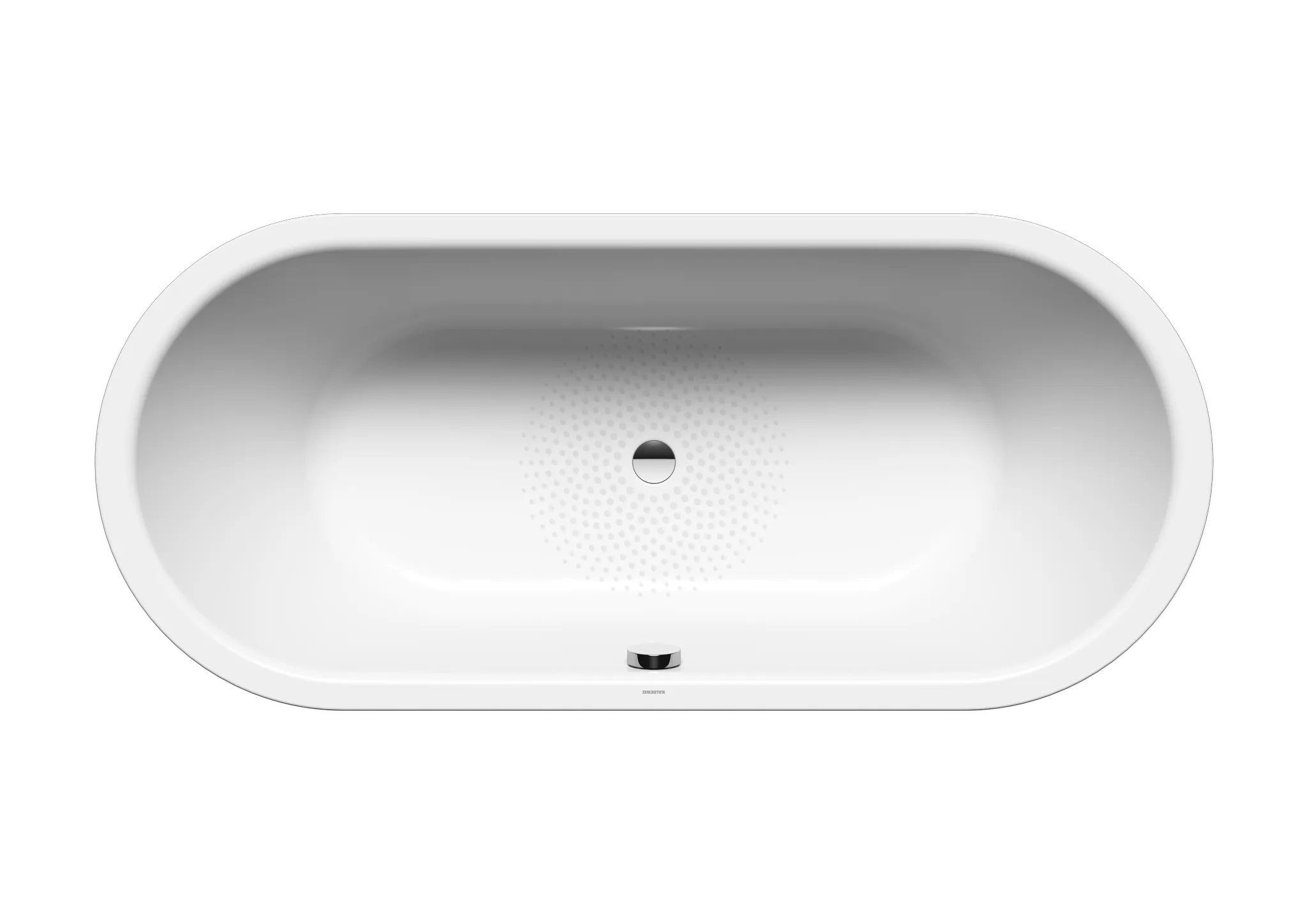 Kaldewei Badewanne „Meisterstück Classic Duo Oval“ vormontiert freistehend oval 180 × 80 cm