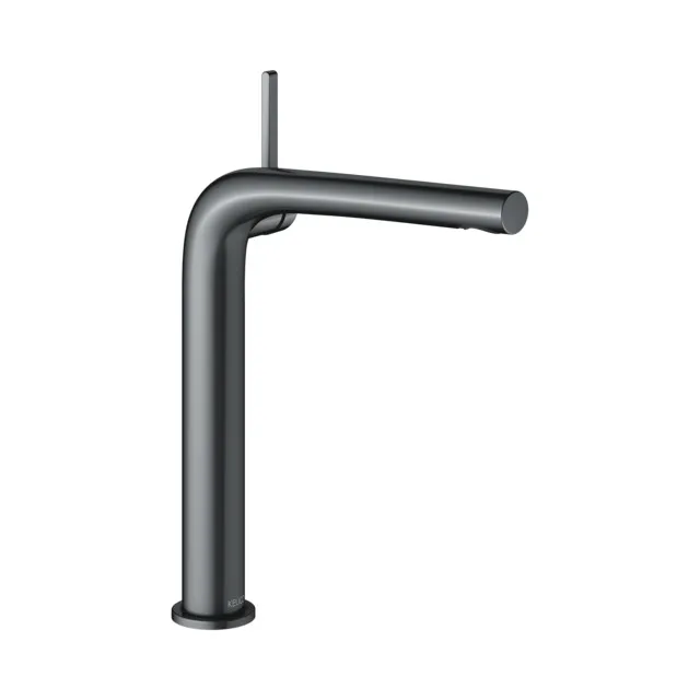 Edition 400 51502130102 Einhebel-Waschtischmischer 240 ohne Zugstangen-Ablaufgarnitur Schwarzchrom gebürstet Edition 400 51502130102 Einhebel-Waschtischmischer 240 ohne Zugstangen-Ablaufgarnitur Schwarzchrom gebürstet