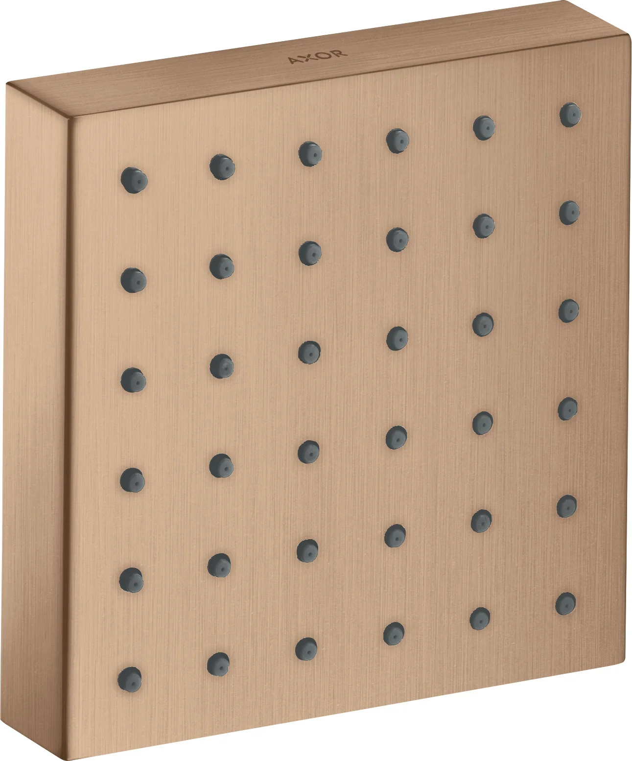Hansgrohe AXOR ShowerSolutions Brausemodul 120/120 Unterputz eckig, Brushed Red Gold Hansgrohe AXOR ShowerSolutions Brausemodul 120/120 Unterputz eckig, Brushed Red Gold