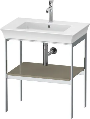 Duravit Konsole „White Tulip“ in Steingrau Hochglanz