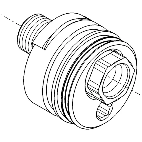 Anschluss 12081, gerade, 1/2''x26, 2 Stück, chrom Anschluss 12081, gerade, 1/2''x26, 2 Stück, chrom