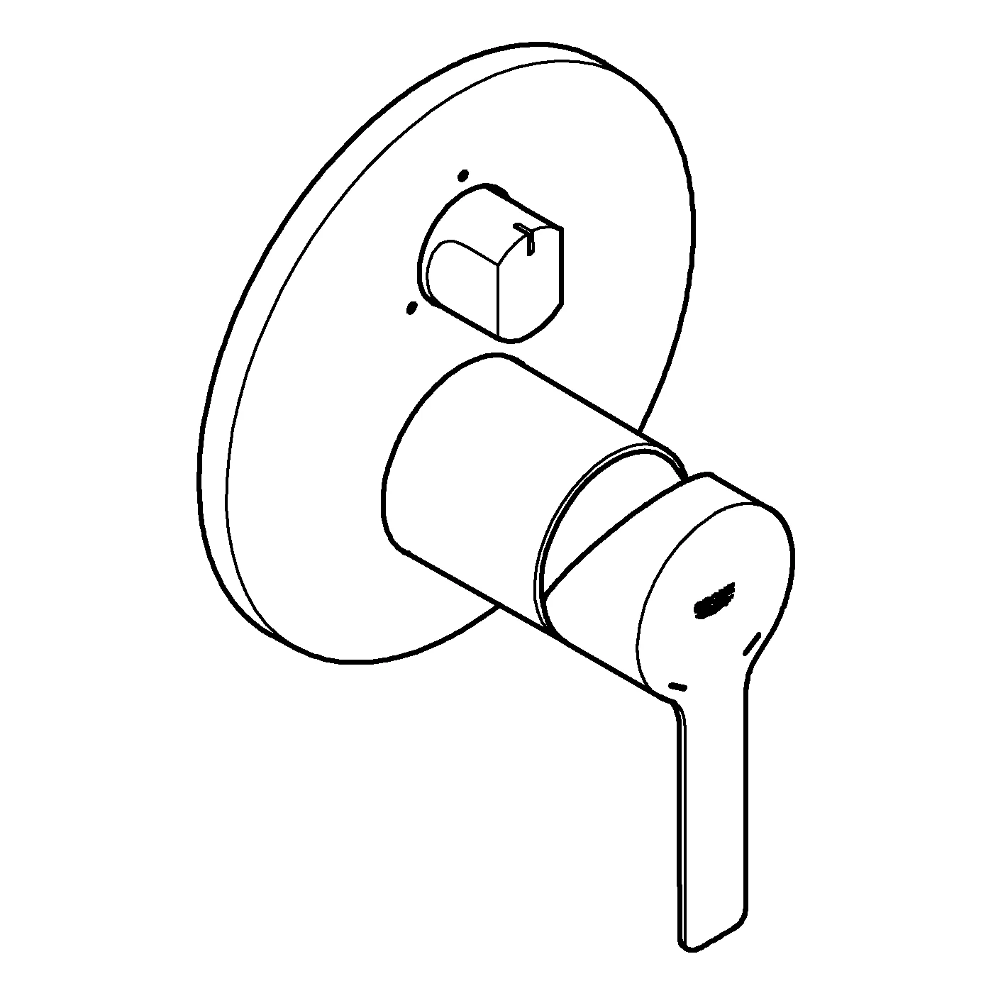 Grohe Unterputz-Armatur „Lineare“ in matte black