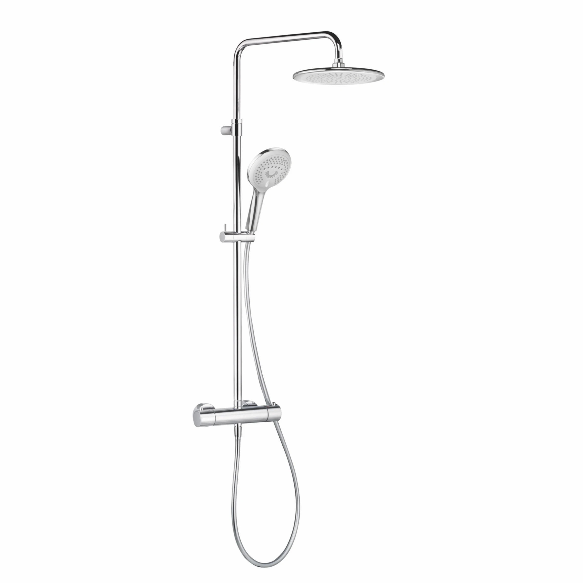 FRESHLINE Thermostat Dual Shower System chrom