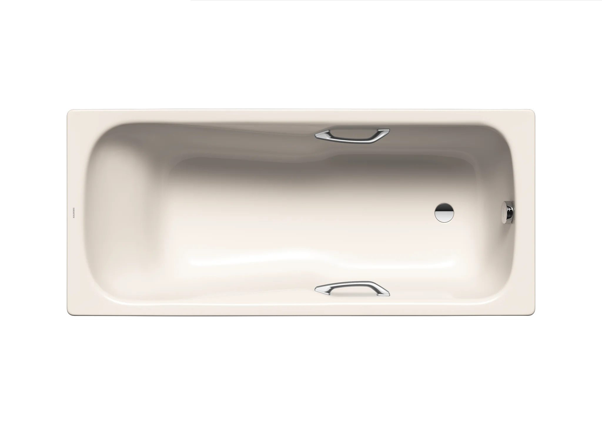Kaldewei DYNA SET STAR Kombi-Badewanne, 1500x750 mm, Alpinweiß, fußseitiger Ab- und Überlauf