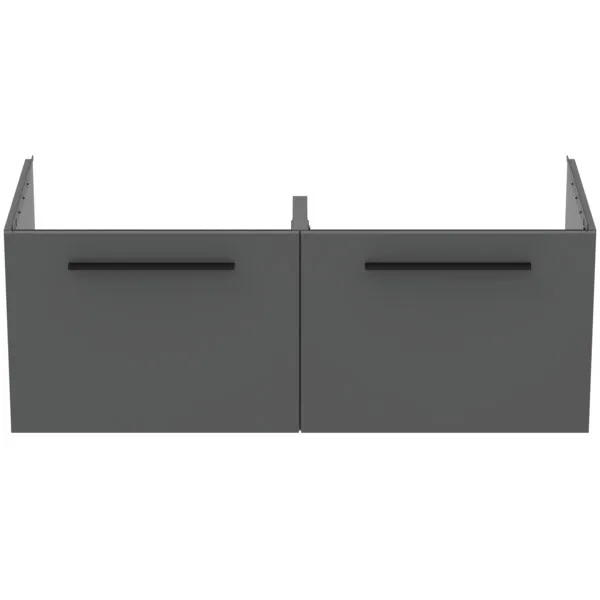 Ideal Standard Waschtischunterschrank „i.lifeB“ 120 × 44 × 50,5 cm Quarzgrau matt