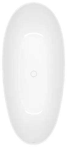 Villeroy & Boch Badewanne „Antao“ freistehend oval 170 × 75 cm in Weiß Alpin