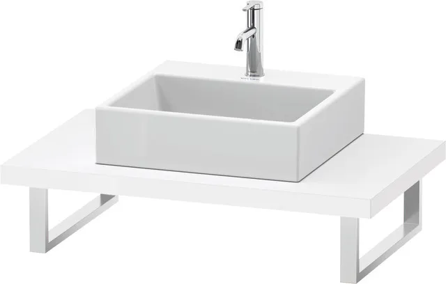 Duravit Konsole „L-Cube“ in Weiß Hochglanz