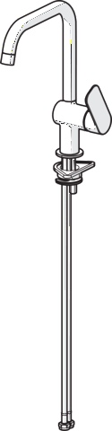 Hansa Einhand-Küchenarmatur „Basic“ Ausladung 200 mm in chrom Hansa Einhand-Küchenarmatur „Basic“ Ausladung 200 mm in chrom