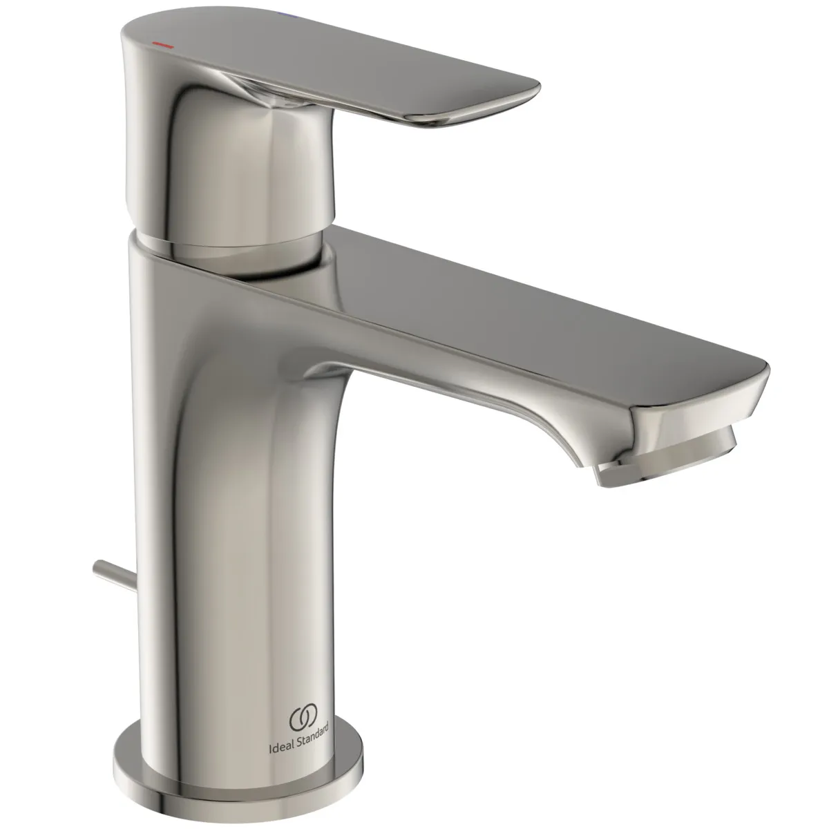 Waschtischarmatur Connect Air, Slim, 5l/min, mit Ablaufgarnitur, Ausladung 107mm, Brushed Gold Waschtischarmatur Connect Air, Slim, 5l/min, mit Ablaufgarnitur, Ausladung 107mm, Brushed Gold