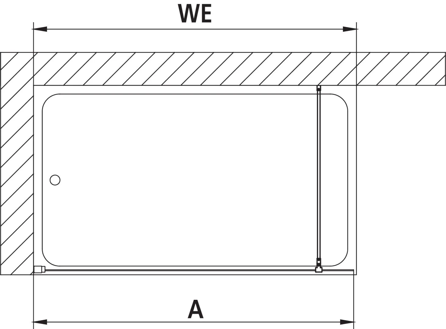 Kermi Duschdesign Walk-In-Duschkabine WALK-IN Wall „LIGA“ Glas Klar, Profile Silber Hochglanz, BV: 875 - 900 mm WE: 885 - 910 mm H: 1850 mm Kermi Duschdesign Walk-In-Duschkabine WALK-IN Wall „LIGA“ Glas Klar, Profile Silber Hochglanz, BV: 875 - 900 mm WE: 885 - 910 mm H: 1850 mm